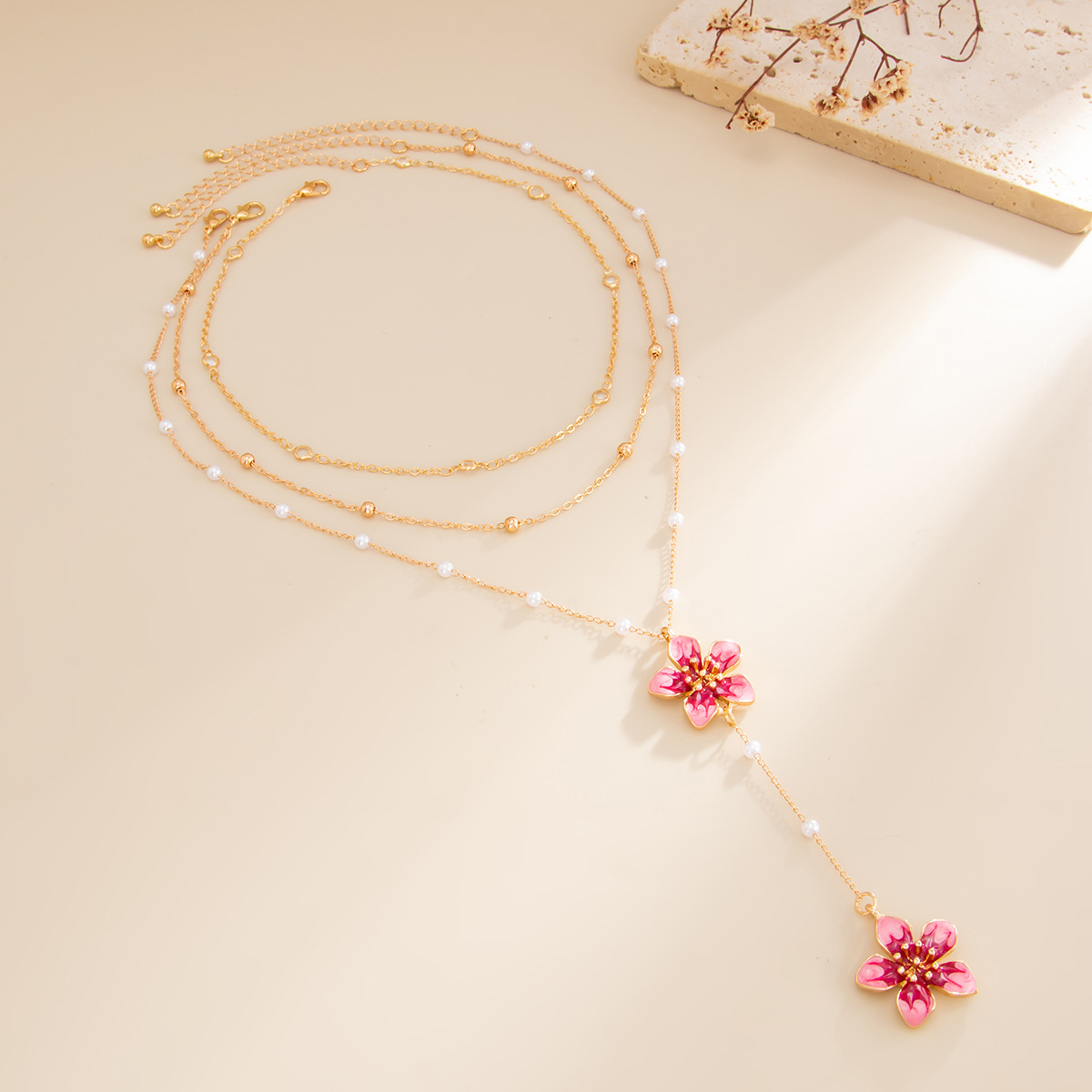 Clean Aesthetic Dainty Layered - đánh giá và giá Layered Pendant Necklace Aesthetic