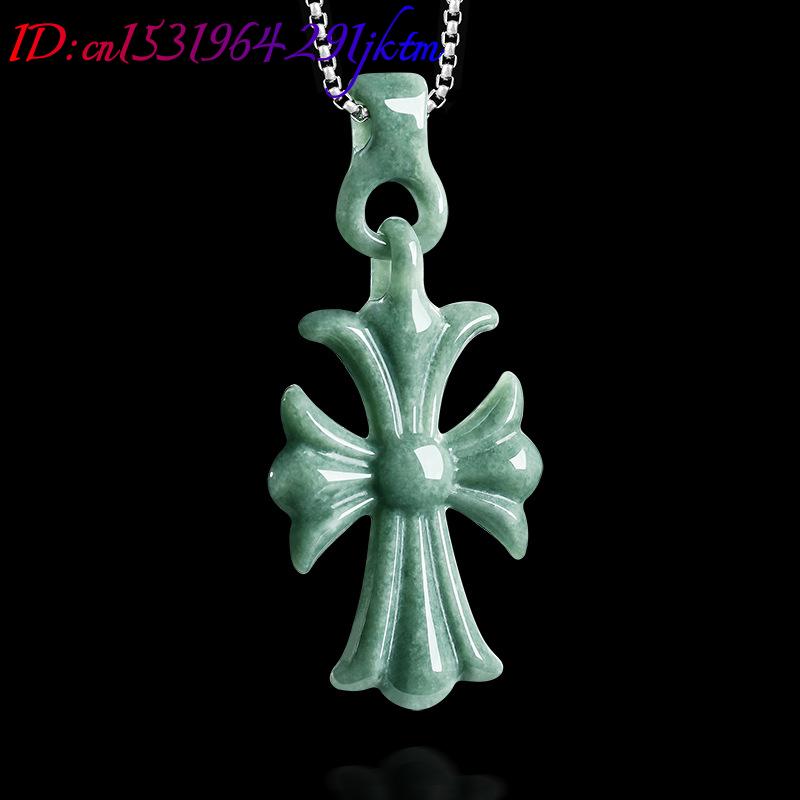 Natural Burmese Jadeite Cross  - đánh giá và giá Necklaces
