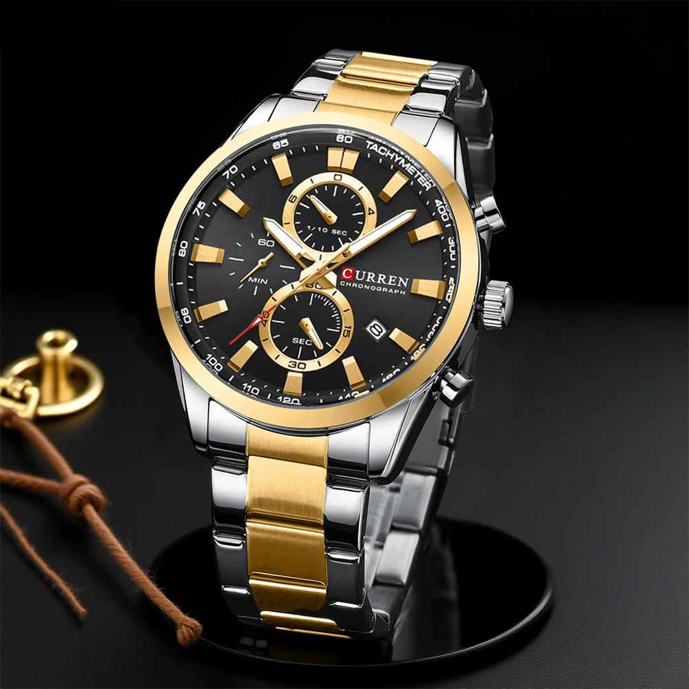 CURREN Casual Quartz Chrono Sp - đánh giá và giá Watch Accessories