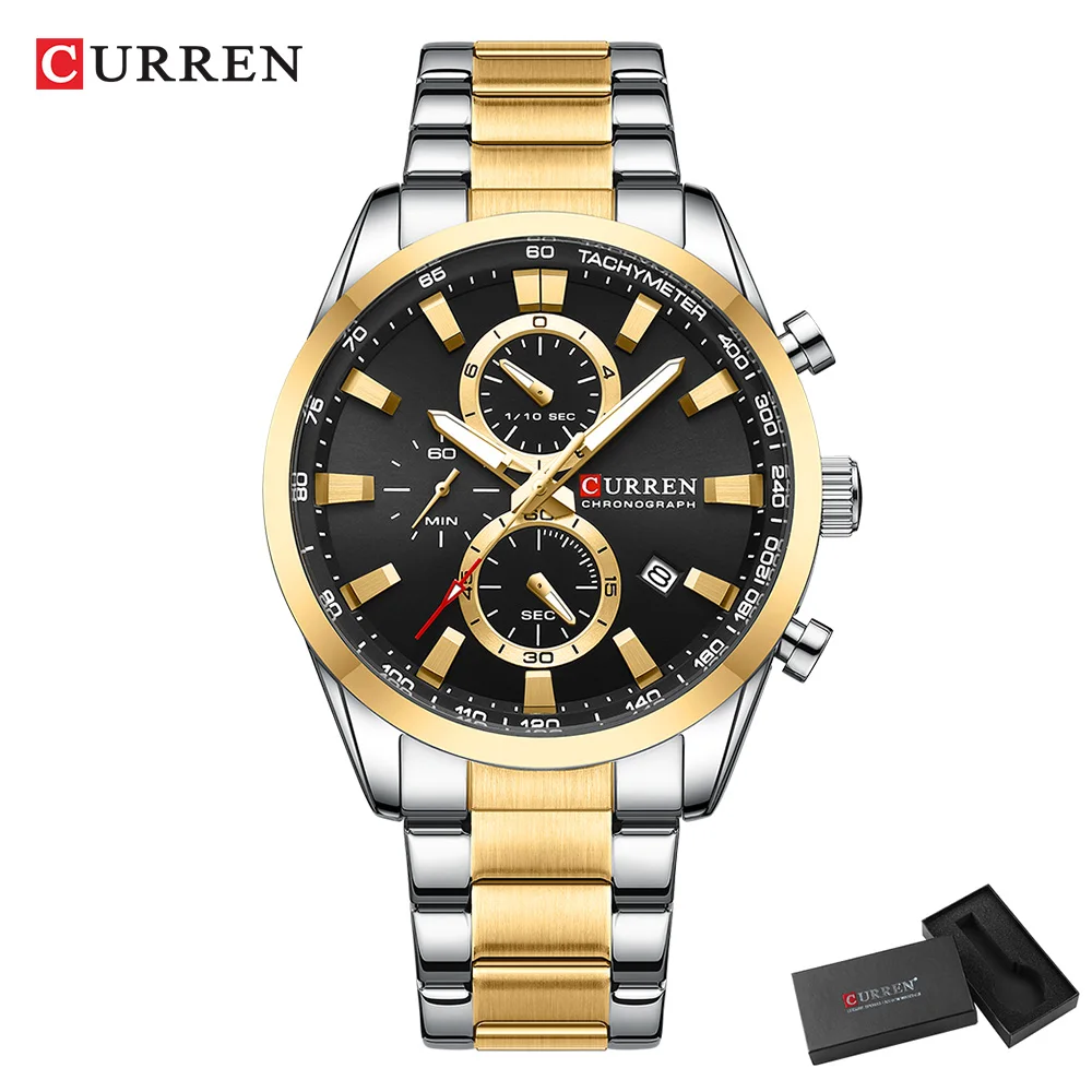 CURREN Casual Quartz Chrono Sp - đánh giá và giá Watch Accessories