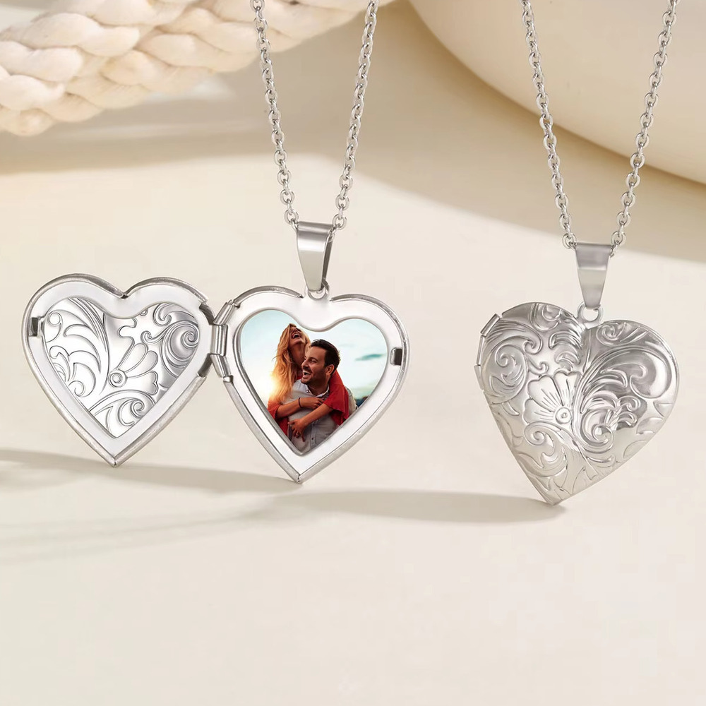 Vnox Dainty Heart Photos Penda - đánh giá và giá Heart Locket Necklace Photo