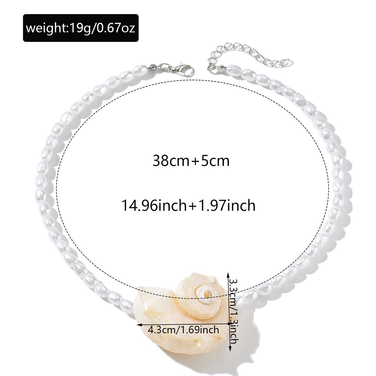 Vintage Bohemian Natural Conch - đánh giá và giá Pearl Choker Necklace Vintage