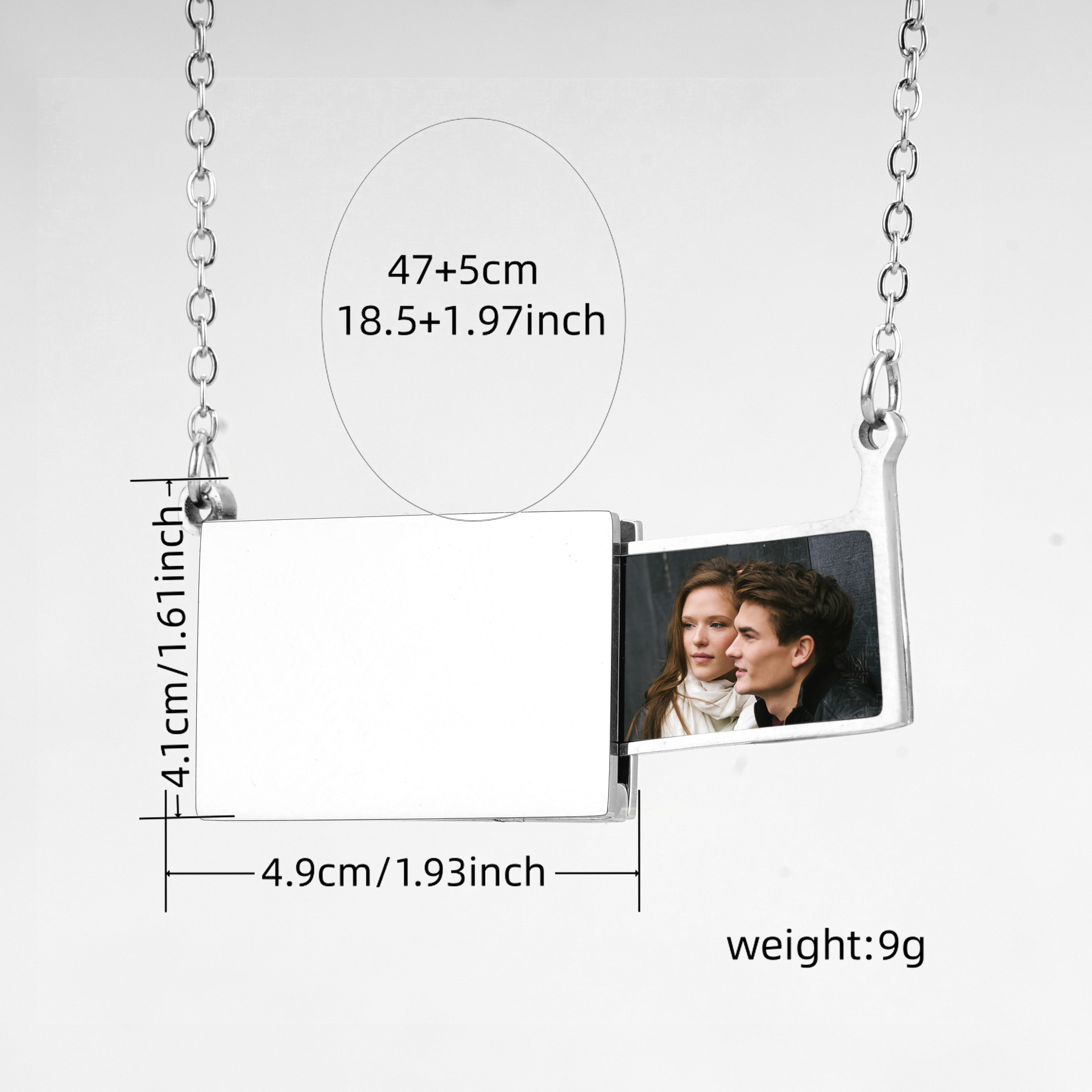 Personalized Stainless Steel P - đánh giá và giá Heart Locket Necklace Photo