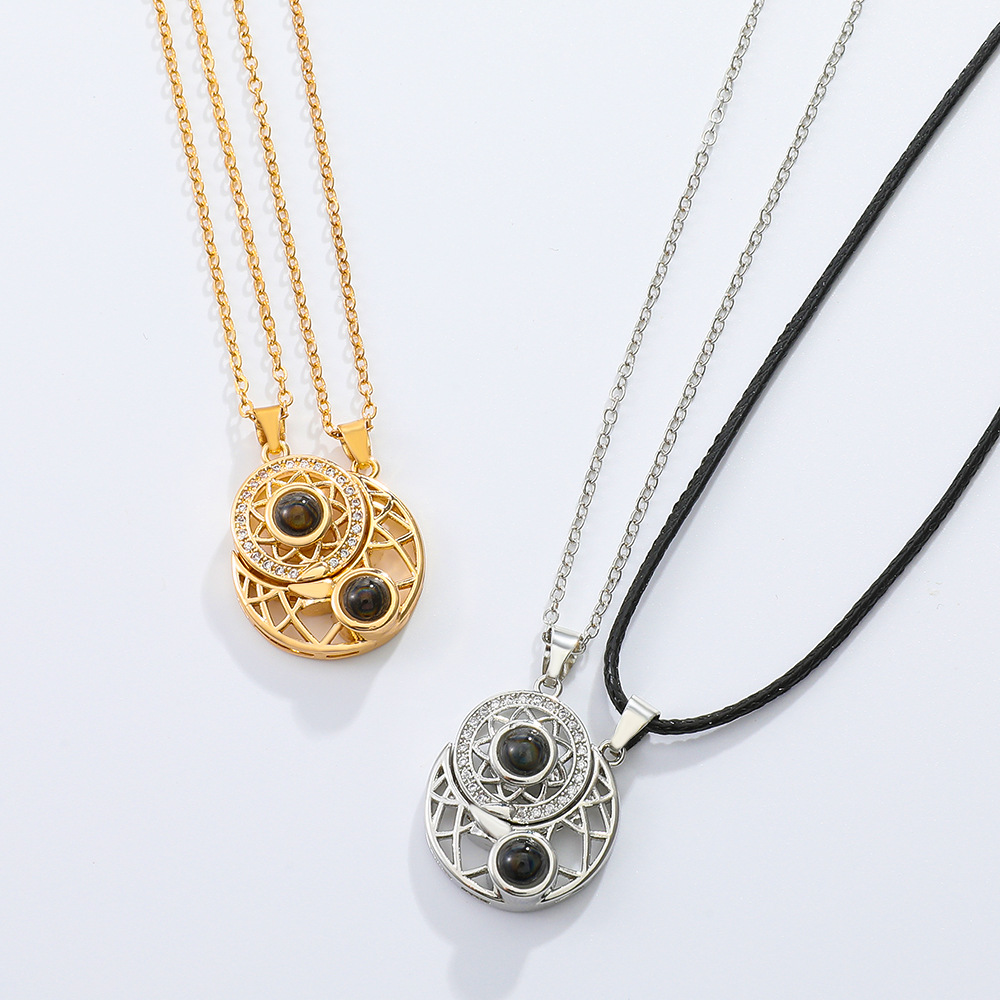 2PCS Magnetic Couple Matching  - đánh giá và giá Magnetic Couple Matching Necklaces