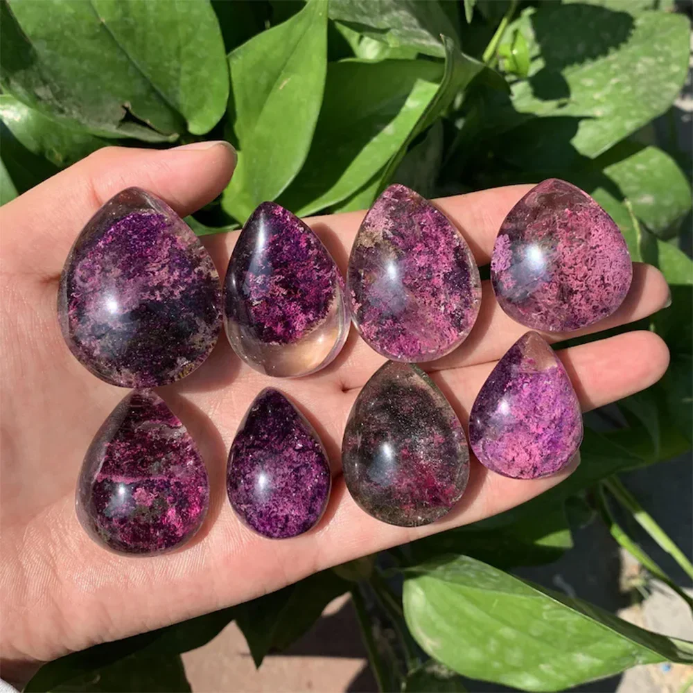 Ghost Phantom Crystal Purple Q - đánh giá và giá Crystal Pendant Necklace Natural Stone