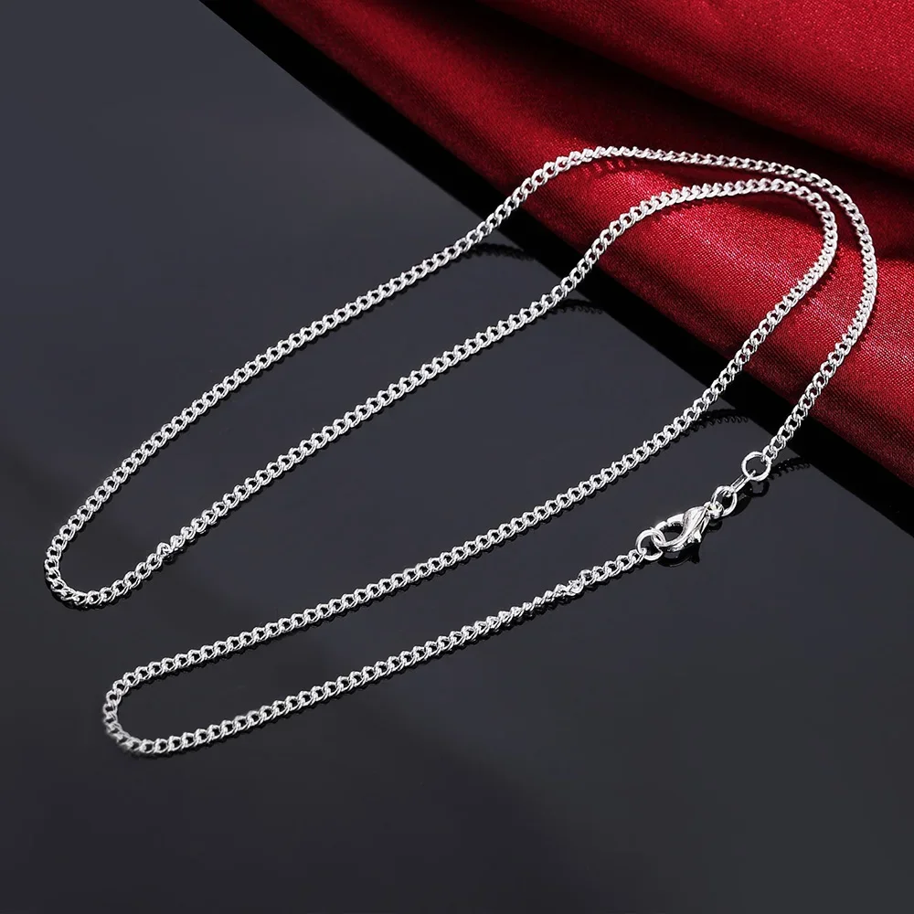 40-75cm 925 Sterling Silver Cl - đánh giá và giá 925 Sterling Silver Chain Necklace Men