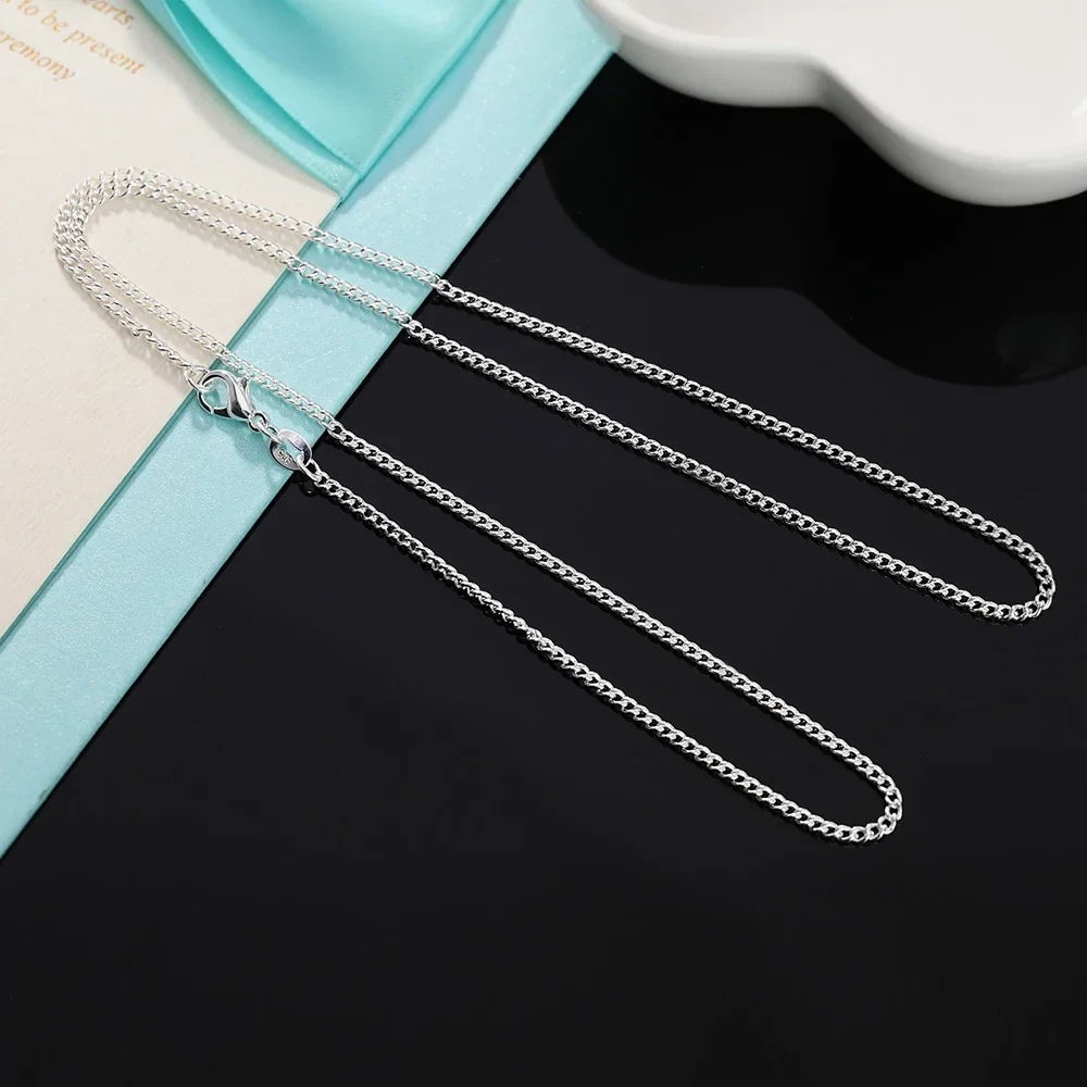 40-75cm 925 Sterling Silver Cl - đánh giá và giá 925 Sterling Silver Chain Necklace Men
