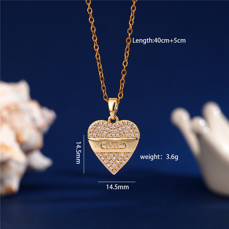 Light Luxury Locket Wing Heart - đánh giá và giá Heart Locket Necklace Photo