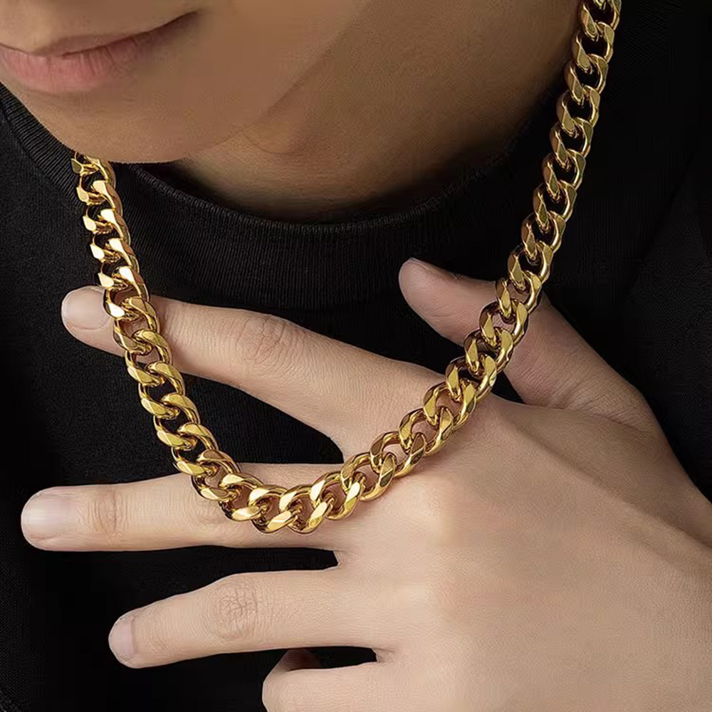 3/5/7mm Stainless Steel Cuban  - đánh giá và giá Cuban Link Chain 12Mm
