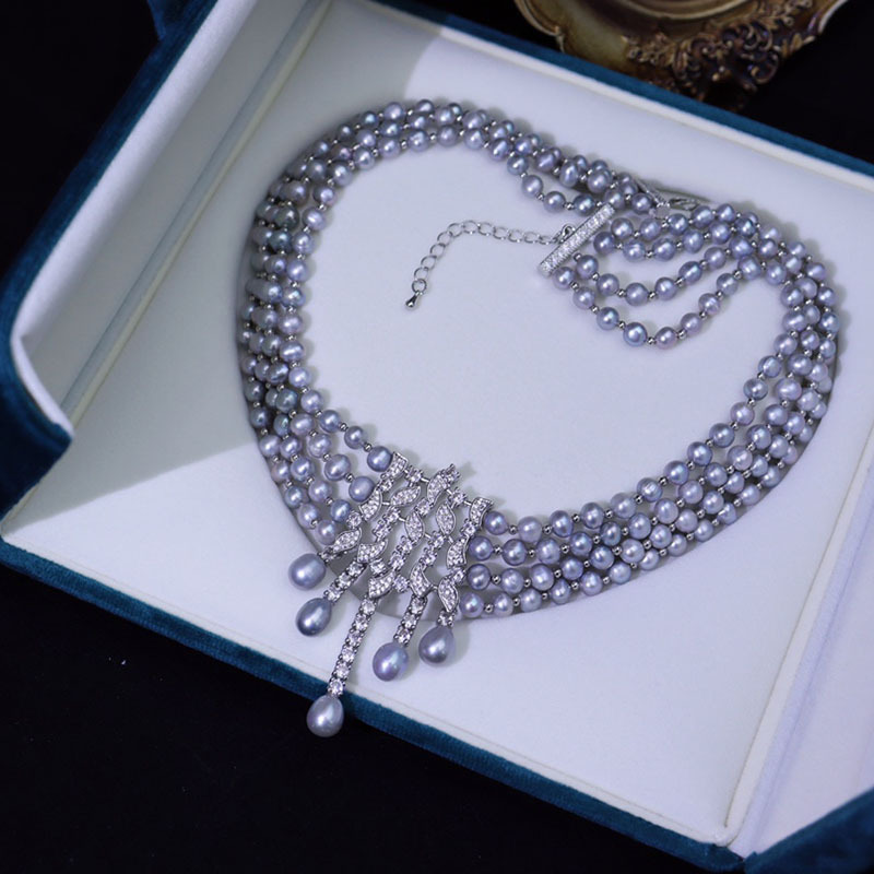 Freshwater Pearl Necklace, Vin - đánh giá và giá Pearl Choker Necklace Vintage