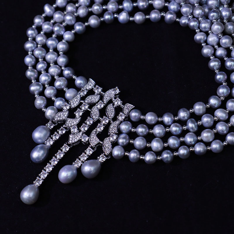 Freshwater Pearl Necklace, Vin - đánh giá và giá Pearl Choker Necklace Vintage