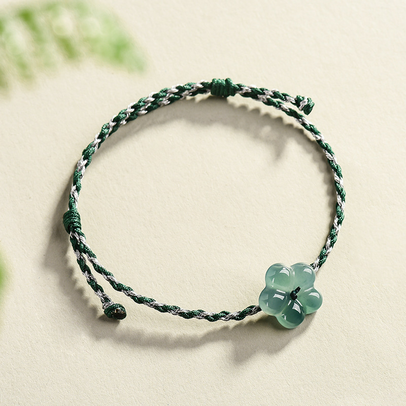 Burmese Jadeite Flower Bracele - đánh giá và giá Bracelets