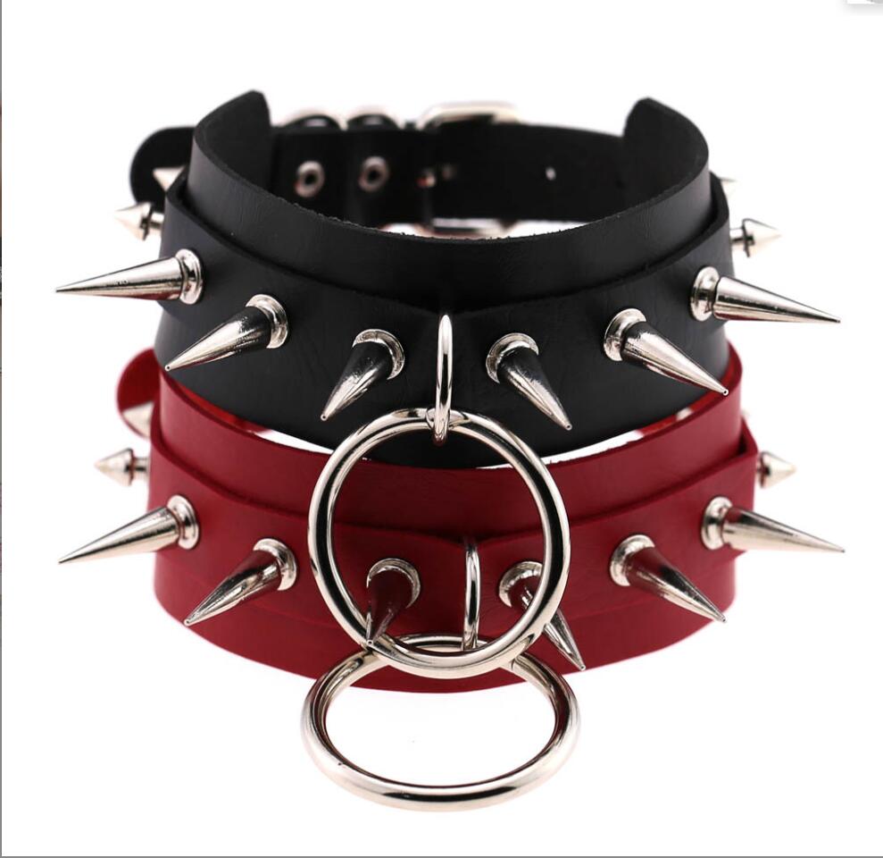 Gothic Vòng Cổ Choker Nữ Nữ Đi - đánh giá và giá Goth Punk Spike Choker