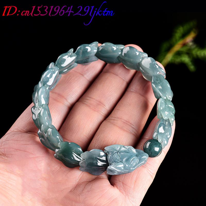 Blue Burmese Jadeite Dragon Br - đánh giá và giá Bracelets