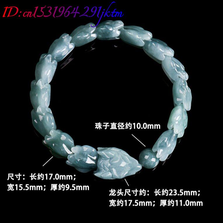 Blue Burmese Jadeite Dragon Br - đánh giá và giá Bracelets