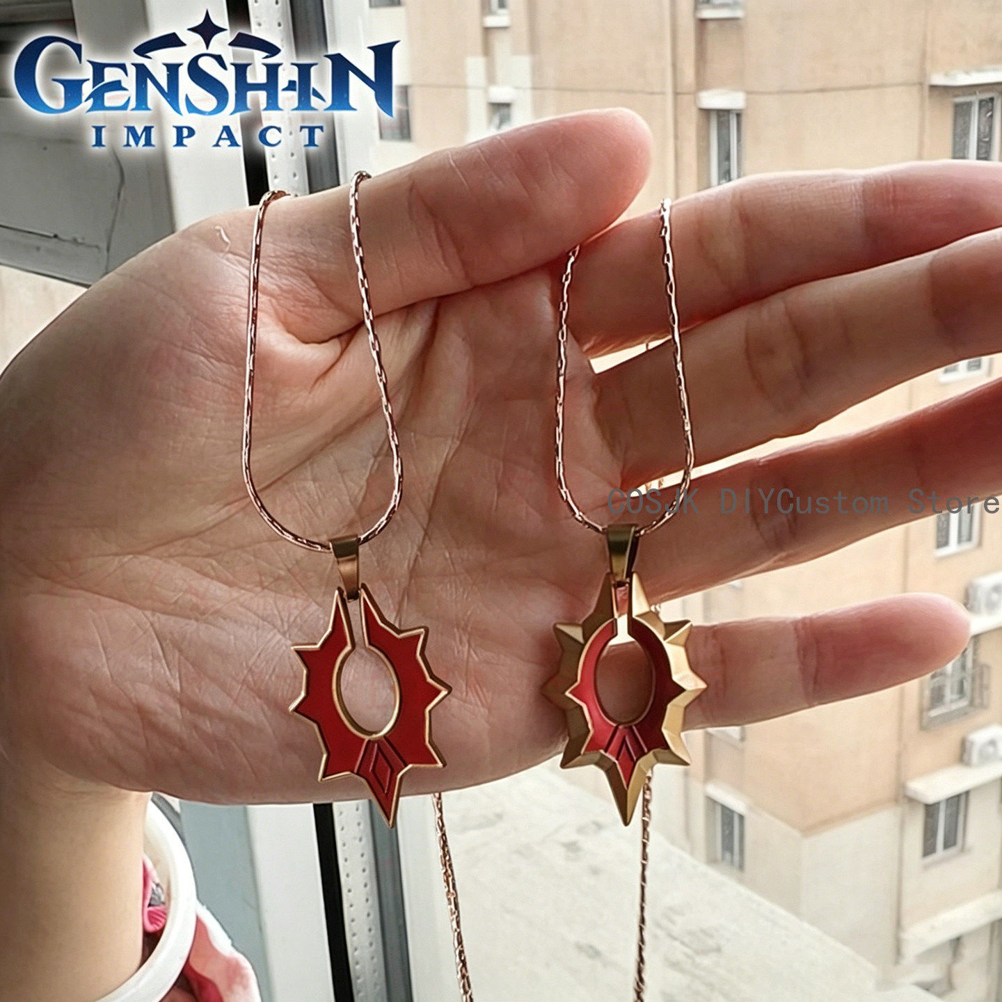 Game Genshin Impact Mavuika Ch - đánh giá và giá Anime Pendant Necklace