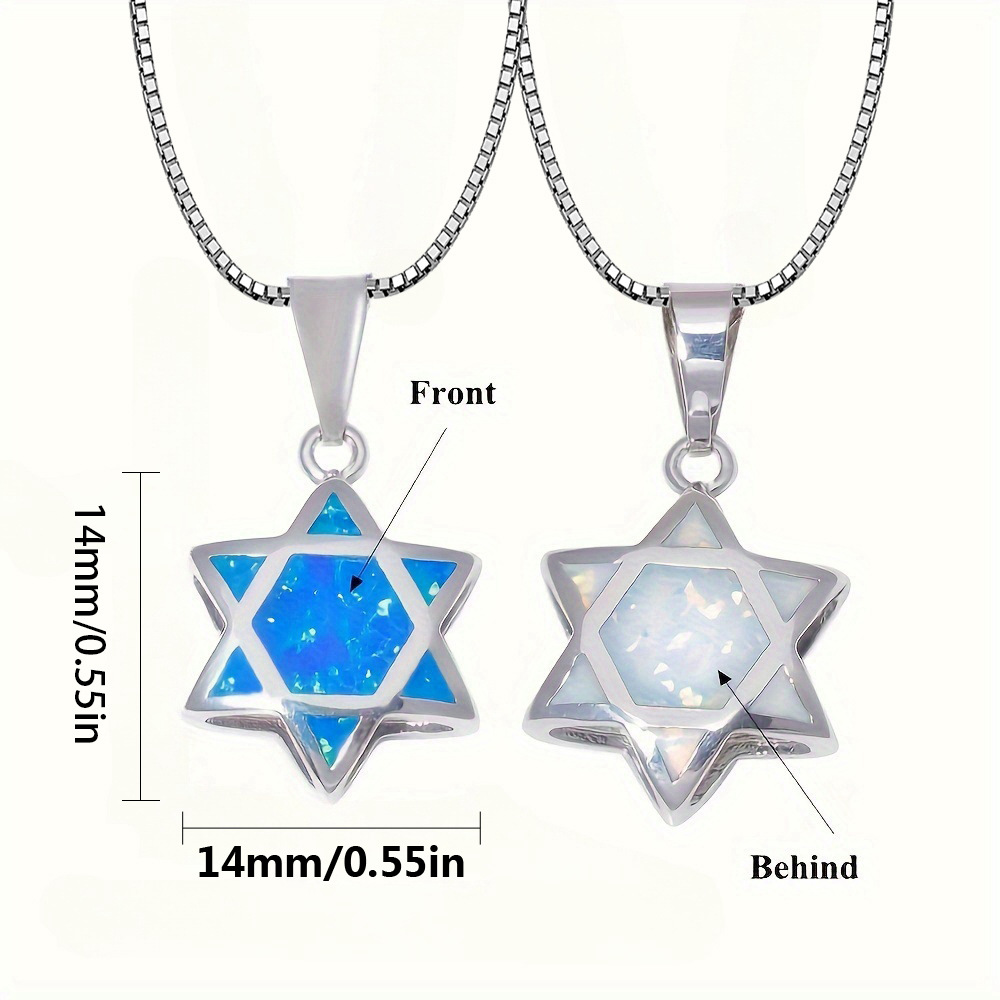 Star of David Opal Pendant Nec - đánh giá và giá Necklaces