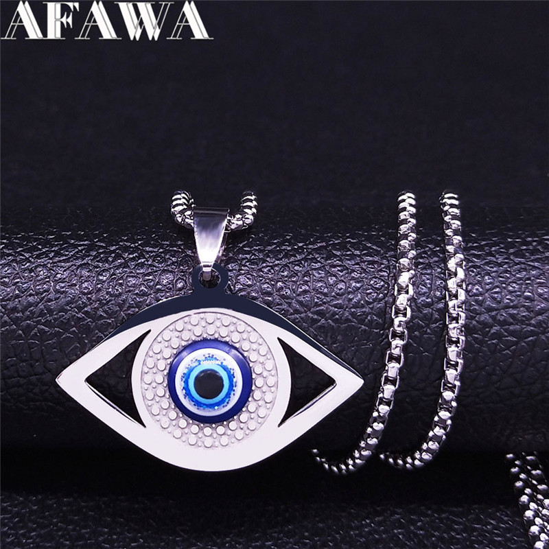 Islam Hamsa Evil Blue Eye Neck - đánh giá và giá Necklaces
