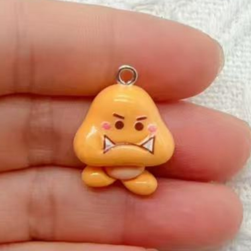 10pcs resin cartoon pendant, D - đánh giá và giá Earrings