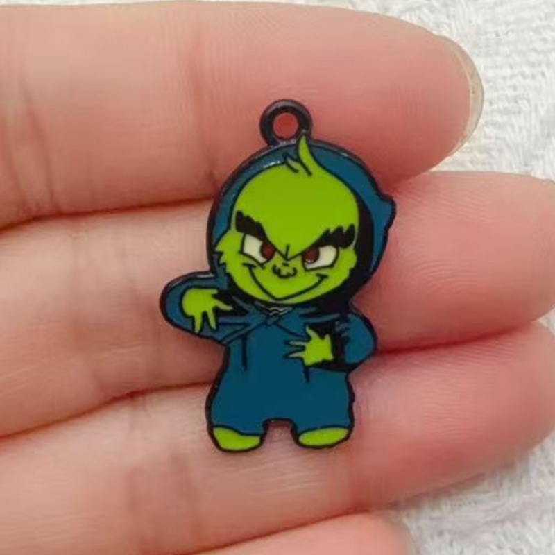 10pcs alloy drip oil cartoon C - đánh giá và giá Earrings