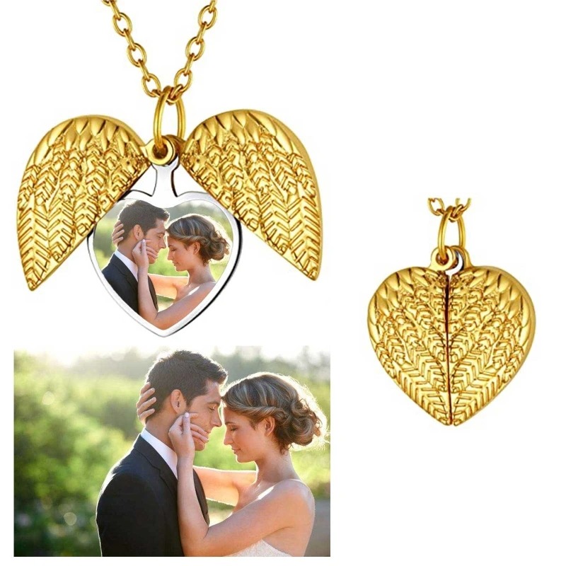 Custom Photo Heart Locket Neck - đánh giá và giá Heart Locket Necklace Photo