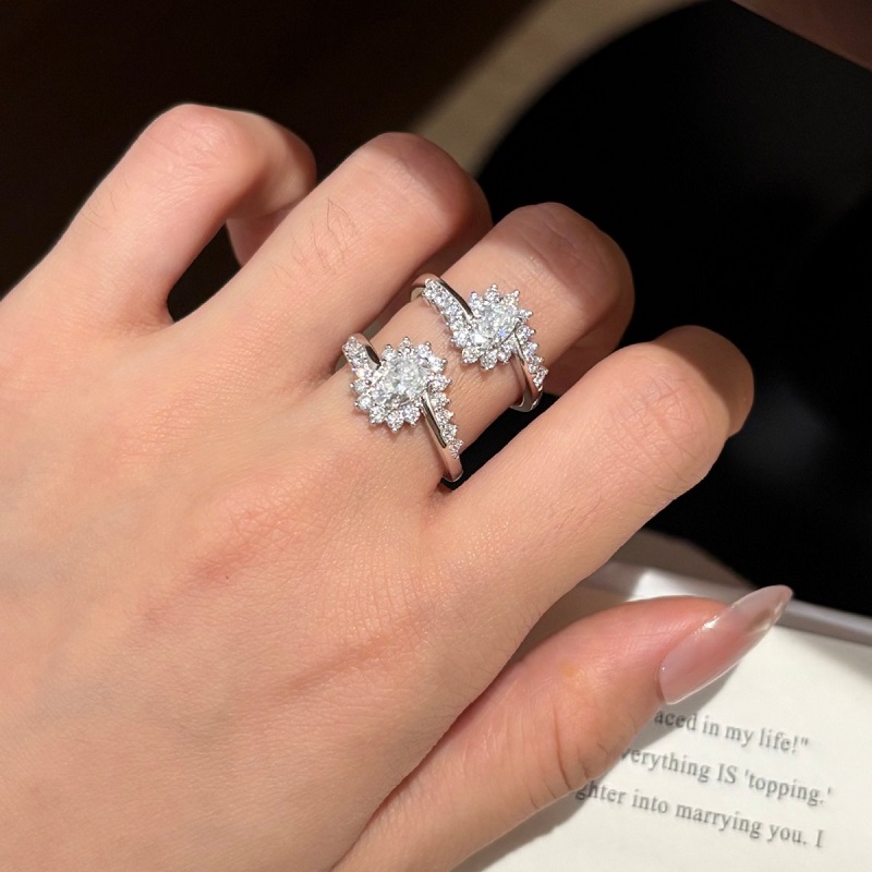 Apaison Luxury 0.5ct&1 Carat M - đánh giá và giá Moissanite Engagement Ring 1 Carat