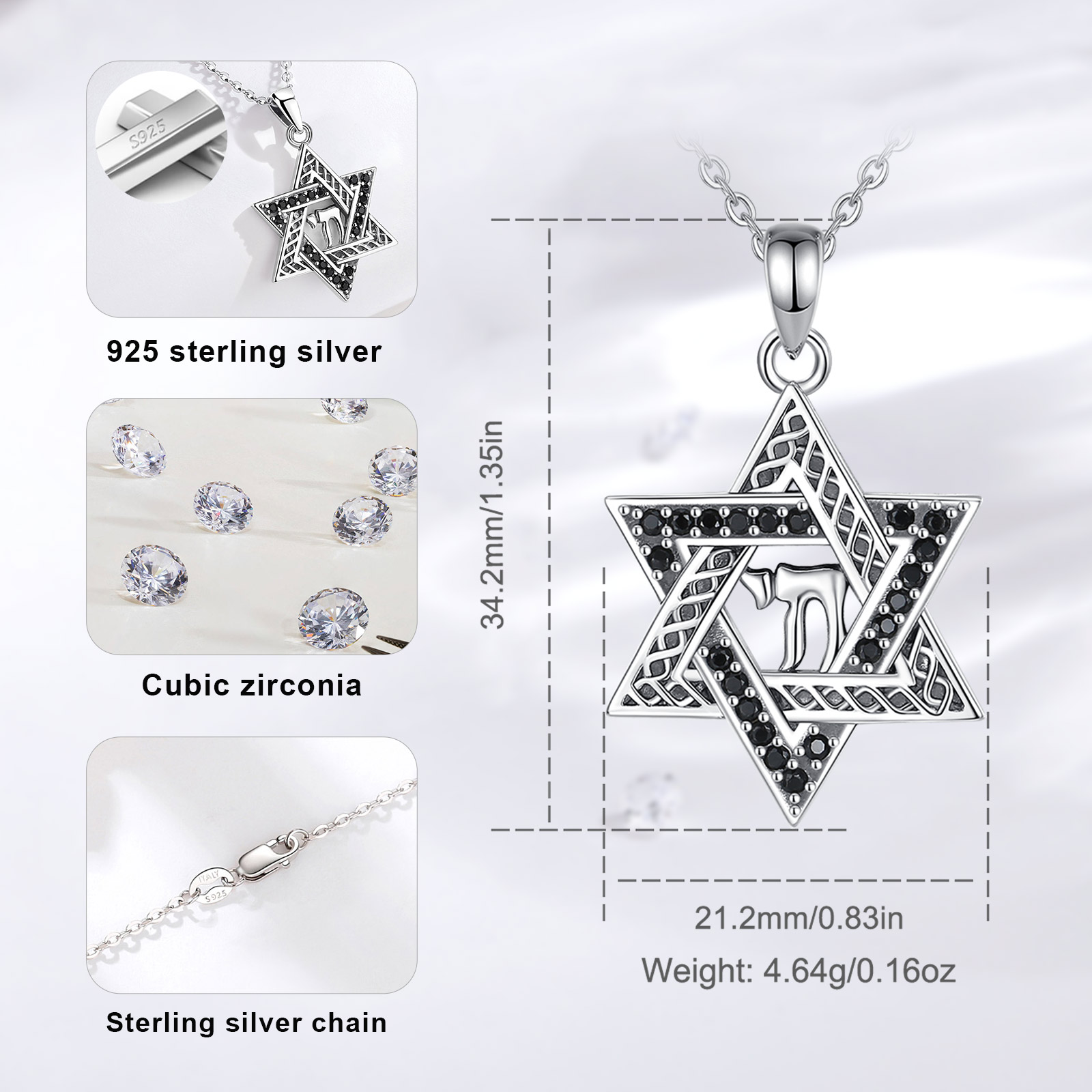 Eudora 925 Sterling Silver Sta - đánh giá và giá 925 Sterling Silver Chain Necklace Men