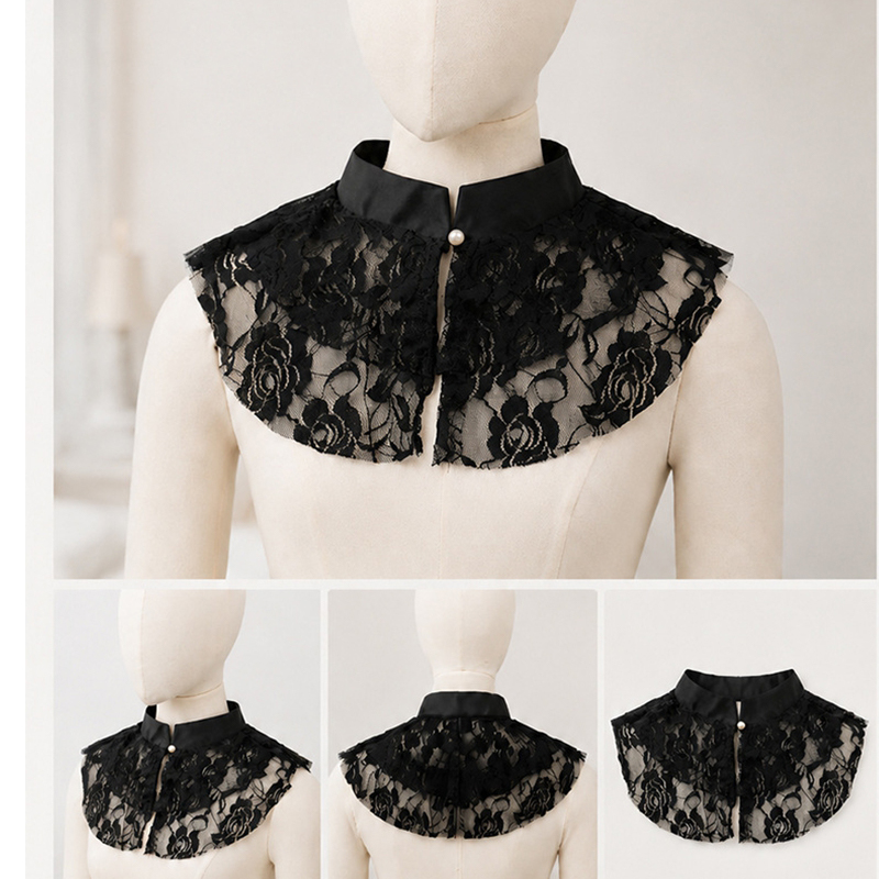 Elegant Lace Floral False Coll - đánh giá và giá Necklaces