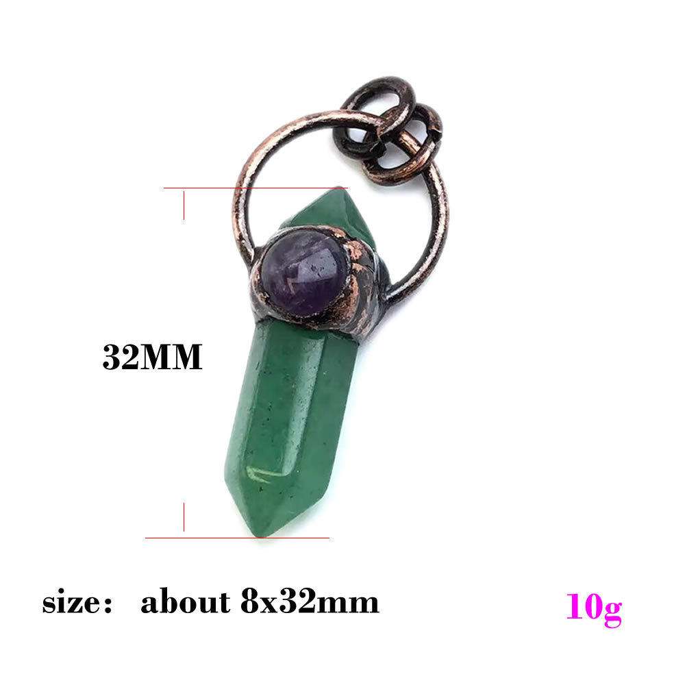Natural Stone Crystal Quartz P - đánh giá và giá Crystal Pendant Necklace Natural Stone